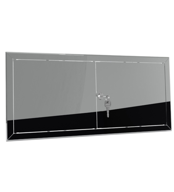 Drzwiczki rewizyjne dwuskrzydłowe MAXI 100 x 30cm - NIERDZEWNE, klucz