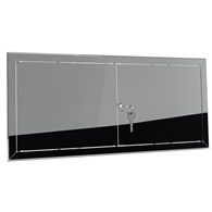 Drzwiczki rewizyjne dwuskrzydłowe MAXI 100 x 80cm - NIERDZEWNE, klucz