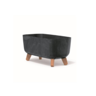 Doniczka DGCL400E Gracia Case Beton Effect - antracytowy