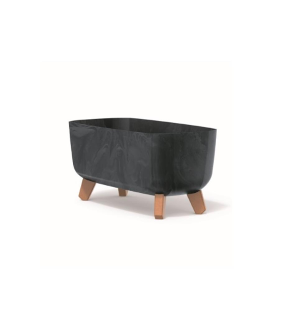 Doniczka DGCL400E Gracia Case Beton Effect - antracytowy