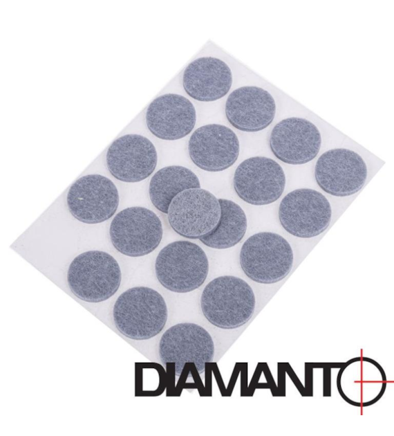Ślizgacz meblowy okrągły fi 20mm 20 szt DIAMANTO