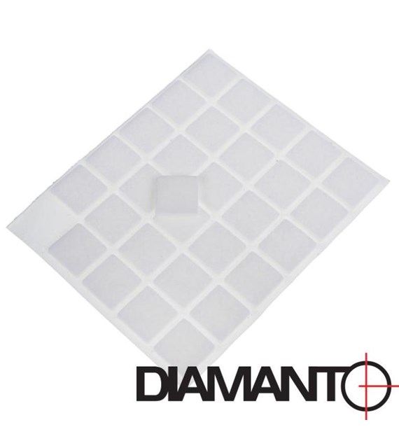 Ślizgacz meblowy 15x15mm 30szt DIAMANTO