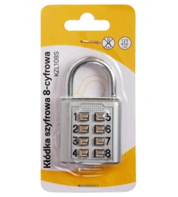 Kłódka LOB szyfrowa 8 cyfr