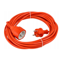 Przedłużacz ogrodowy 10m pomarańczowy