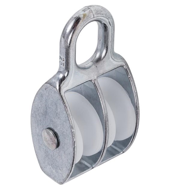 Bloczek podwójny z plastikową rolką 25 mm DIAMANTO