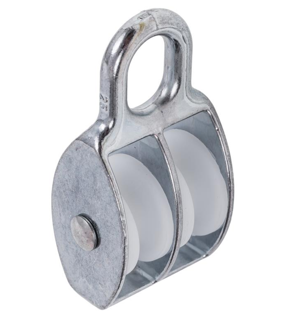 Bloczek podwójny z plastikową rolką 25 mm DIAMANTO