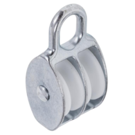 Bloczek podwójny 40 mm rolka plastik DIAMANTO