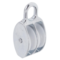 Bloczek podwójny 50 mm rolka plastik DIAMANTO