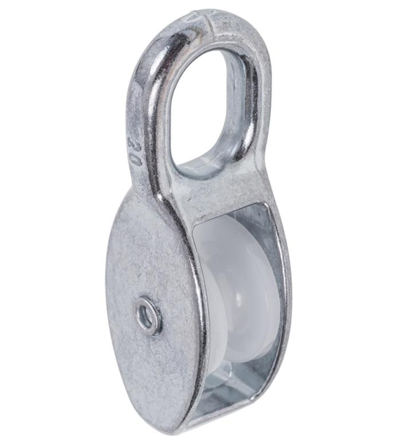 Bloczek pojedynczy z plastikową rolką 20 mm DIAMANTO