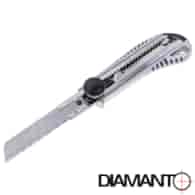 Nóż do tapet 18mm skręcany metalowy korpus DIAMANTO