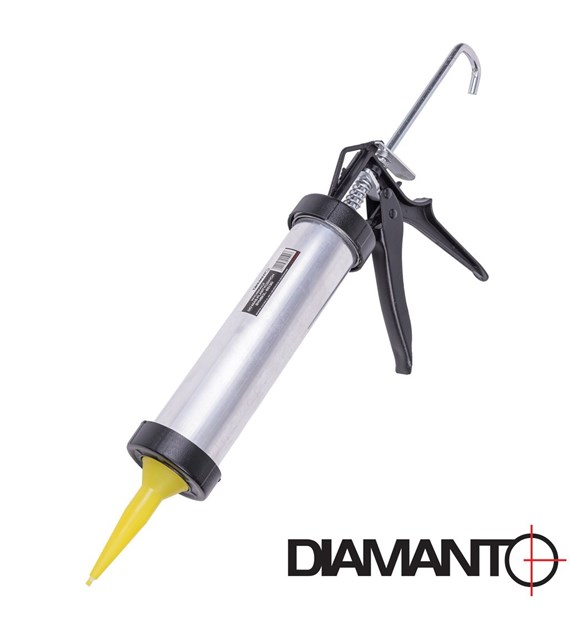 Wyciskacz do mas plastycznych aluminiowy 300ml DIAMANTO