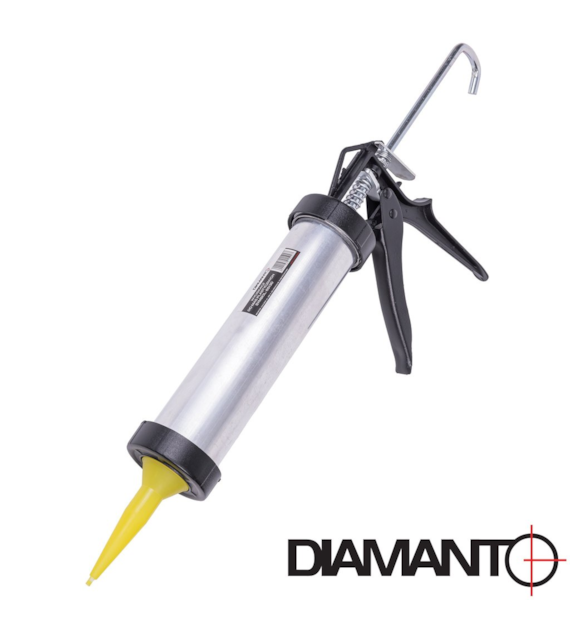 Wyciskacz do mas plastycznych aluminiowy 300ml DIAMANTO