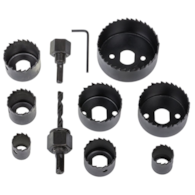 Zestaw wycinarek do otworów w drewnie 11szt 19-64mm DIAMANTO