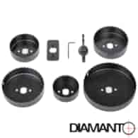 Zestaw wycinarek do otworów w drewnie 8szt 64-127mm DIAMANTO