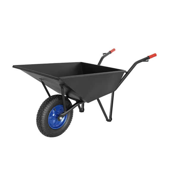 Taczki metalowe + koło (czarne lub niebieskie)