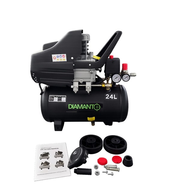 Kompresor olejowy 24L DIAMANTO