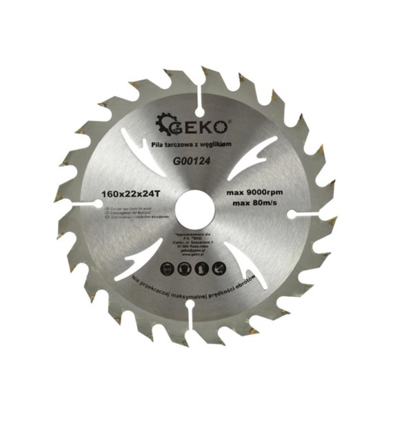 Piła tarczowa do drewna 160/22/24T