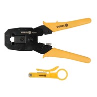 Szczypce do zaciskania wtyczek telefonicznych i sieciowych RJ45 RJ10 RJ11