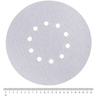 Krążek na rzep biały fi 225 GR. 80, 10-otworów (opak.25szt) DIAMANTO