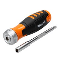 WAART Wkrętak z grzechotką i zestawem końcówek 12 szt