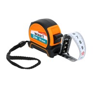 Miara zwijana stalowa 3 m, 19 mm, dwustronna skala czarno-biała WAART