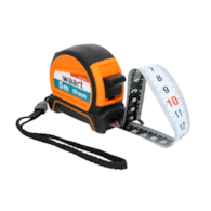 WAART Miara zwijana stalowa 5 m, 19 mm, dwustronna skala czarno-biała