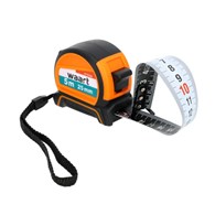 Miara zwijana stalowa 5 m, 25 mm, dwustronna skala czarno-biała WAART