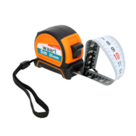 WAART Miara zwijana stalowa 5 m, 25 mm, dwustronna skala czarno-biała