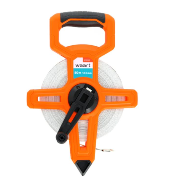 WAART Taśma miernicza włókno szklane 50 m, 12,5 mm, geodezyjna