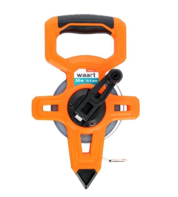 Taśma miernicza stalowa 30 m, 12,5 mm, geodezyjna WAART
