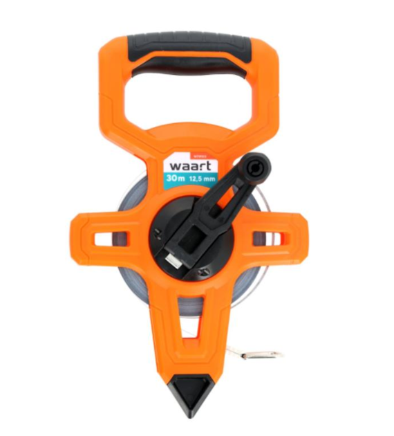 WAART Taśma miernicza stalowa 30 m, 12,5 mm, geodezyjna