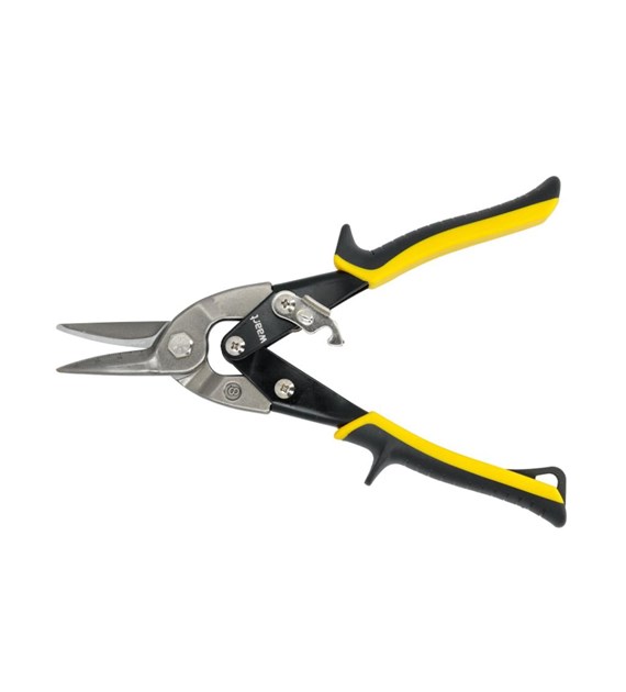 WAART Nożyce do blachy 250 mm, CR-MO, żółte-proste, skala