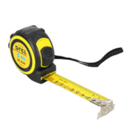 Miara zwijana stalowa 5 m, 25 mm, magnetyczny zaczep DREL