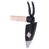 Motyczka KUTA sercowa duża+widełki, szerokość 11,5cm, długość 13cm