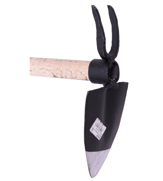 Motyczka KUTA sercowa duża+widełki, szerokość 11,5cm, długość 13cm