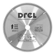 Tarcza do pilarki widiowa 305 x 30 mm, 120T, aluminium DREL