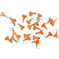 WAART Opaski zaciskowe ślimakowe z motylkiem 6-25 mm, 26 szt