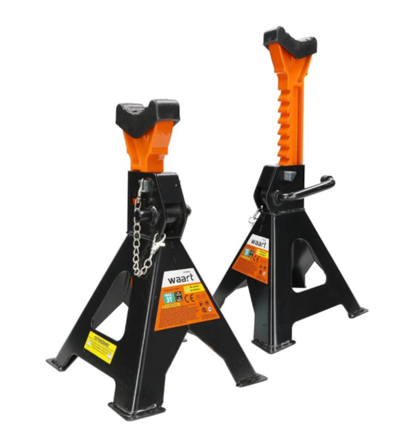 WAART Kobyłki warsztatowe 3T, 295 mm-435 mm, gumy ochronne, 2 szt.