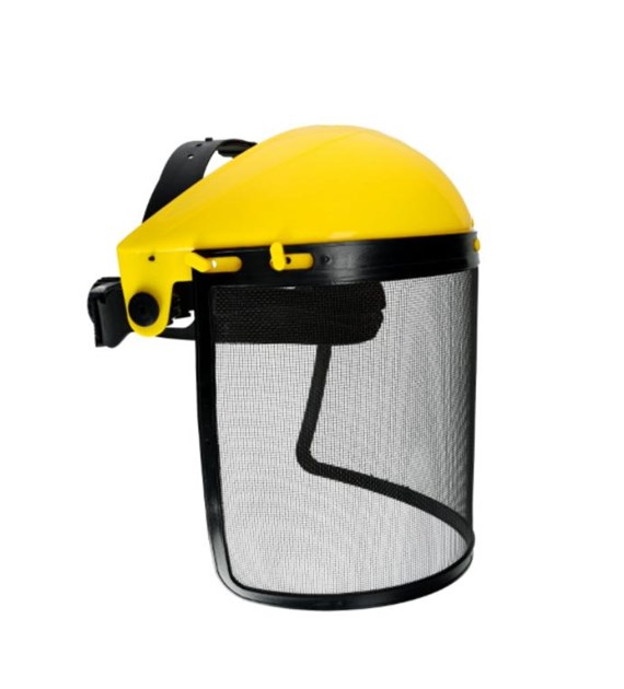 Przyłbica ochronna z siatką DREL