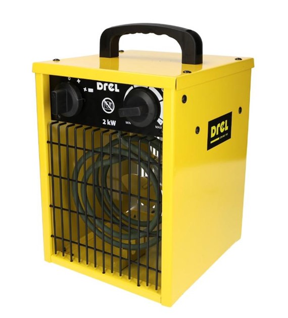 Nagrzewnica elektryczna 2kW, bez regulacji kąta nachylenia DREL