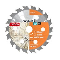 WAART Tarcza do pilarki widiowa 145 x 20 mm, 18T, drewno