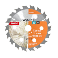 WAART Tarcza do pilarki widiowa 145 x 20 mm, 18T, drewno