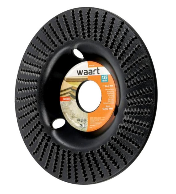 WAART Tarcza szlifierska 125 x 22.2 mm, tarnik do drewna wpuszczony