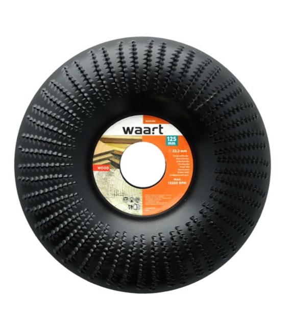 WAART Tarcza szlifierska 125 x 22.2 mm, tarnik do drewna promieniowy