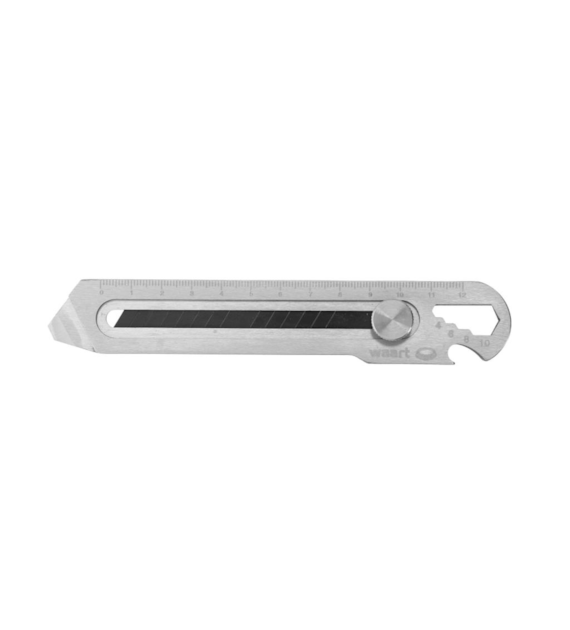 WAART Nóż z ostrzem łamanym 18 mm, stal nierdzewna, 6w1