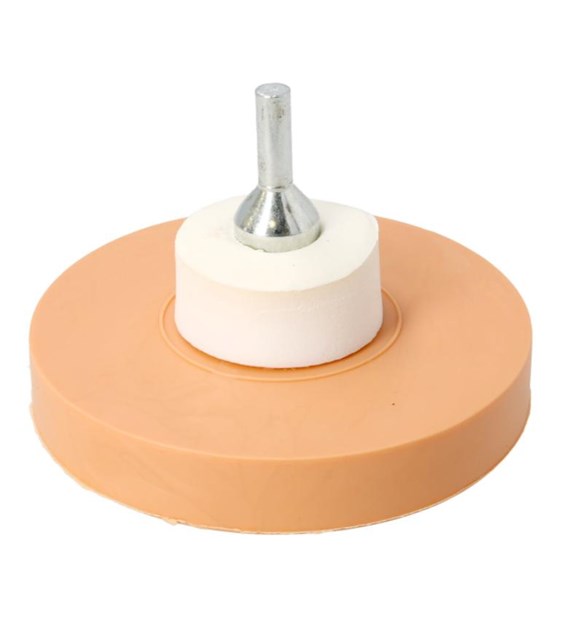 Krążek gumowy do usuwania kleju, 88x15 mm fi 6 mm DREL