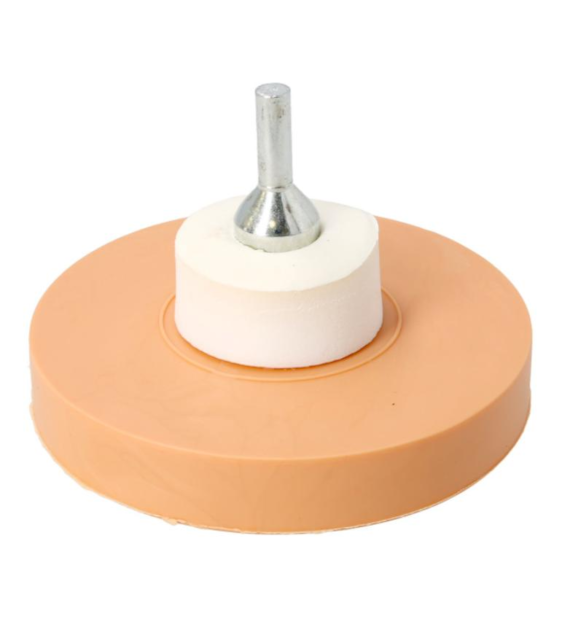 Krążek gumowy do usuwania kleju, 88x15 mm fi 6 mm DREL