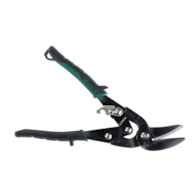 WAART Nożyce do blachy 250 mm, CR-MO, zielone-prawe, heavy duty