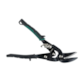 WAART Nożyce do blachy 250 mm, CR-MO, zielone-prawe, heavy duty