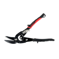 WAART Nożyce do blachy 250 mm, CR-MO, czerwone-lewe, heavy duty